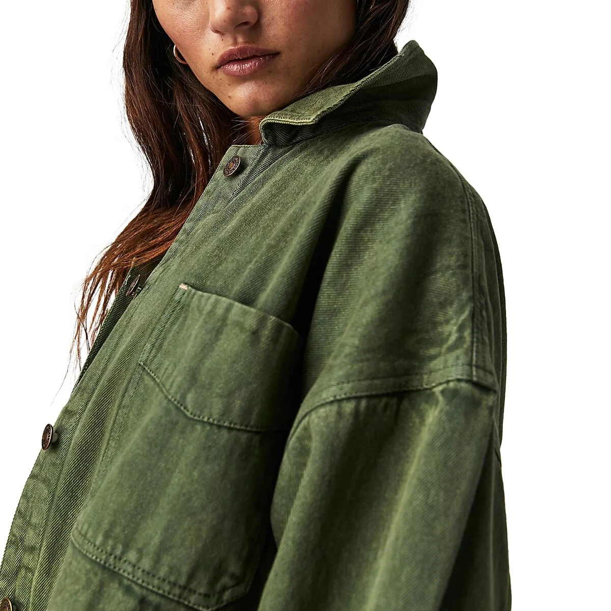 FREE PEOPLE Madison City Twill Jacket - Women's 2 FREE PEOPLE Madison City Twill Jacket - Women's - Image 2