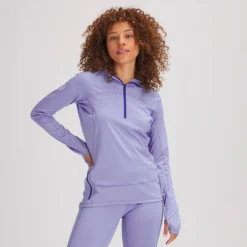 Hybrid Grid Fleece Pullover - Women's