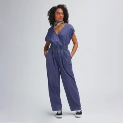 Sleeveless Denim Jumpsuit - Past Season - Women's 7 Sleeveless Denim Jumpsuit - Past Season - Women's -The North Face || Patagonia || Mountain Hardwear Shop AZU 1