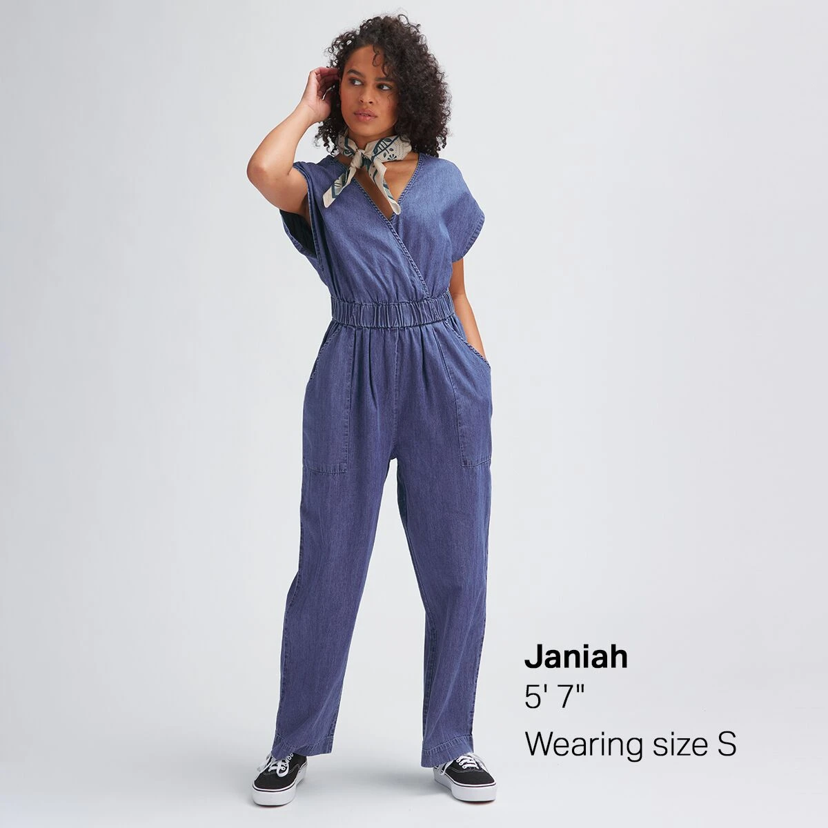 Sleeveless Denim Jumpsuit - Past Season - Women's 5 Sleeveless Denim Jumpsuit - Past Season - Women's - Image 5