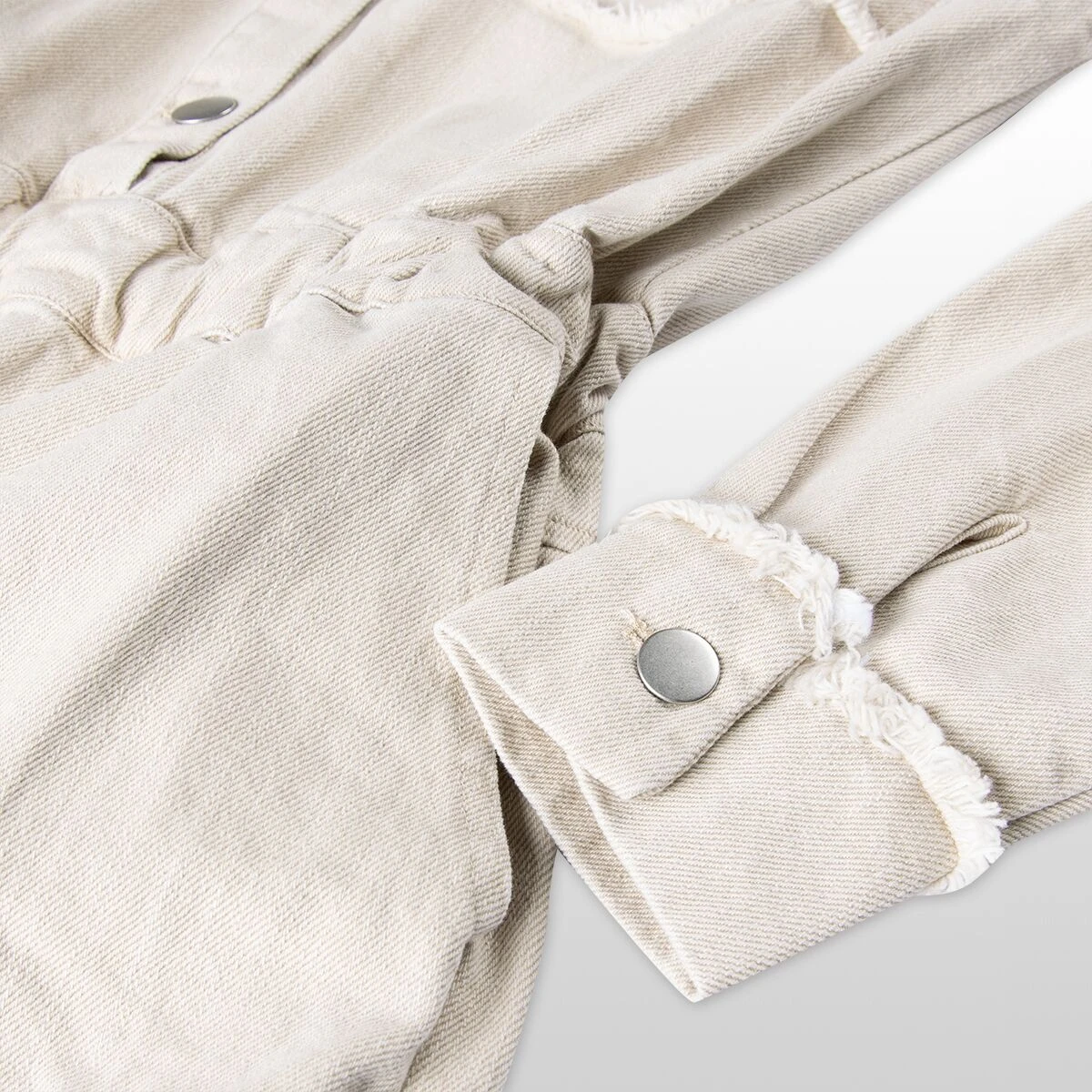 Echo's Sister Distressed Denim Romper - Women's 4 Echo's Sister Distressed Denim Romper - Women's - Image 4