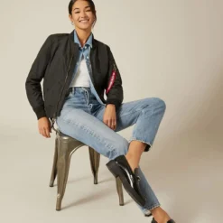 Alpha Industries L-2B Skymaster Gen II Flight Jacket - Women's -The North Face || Patagonia || Mountain Hardwear Shop BLA D4 24