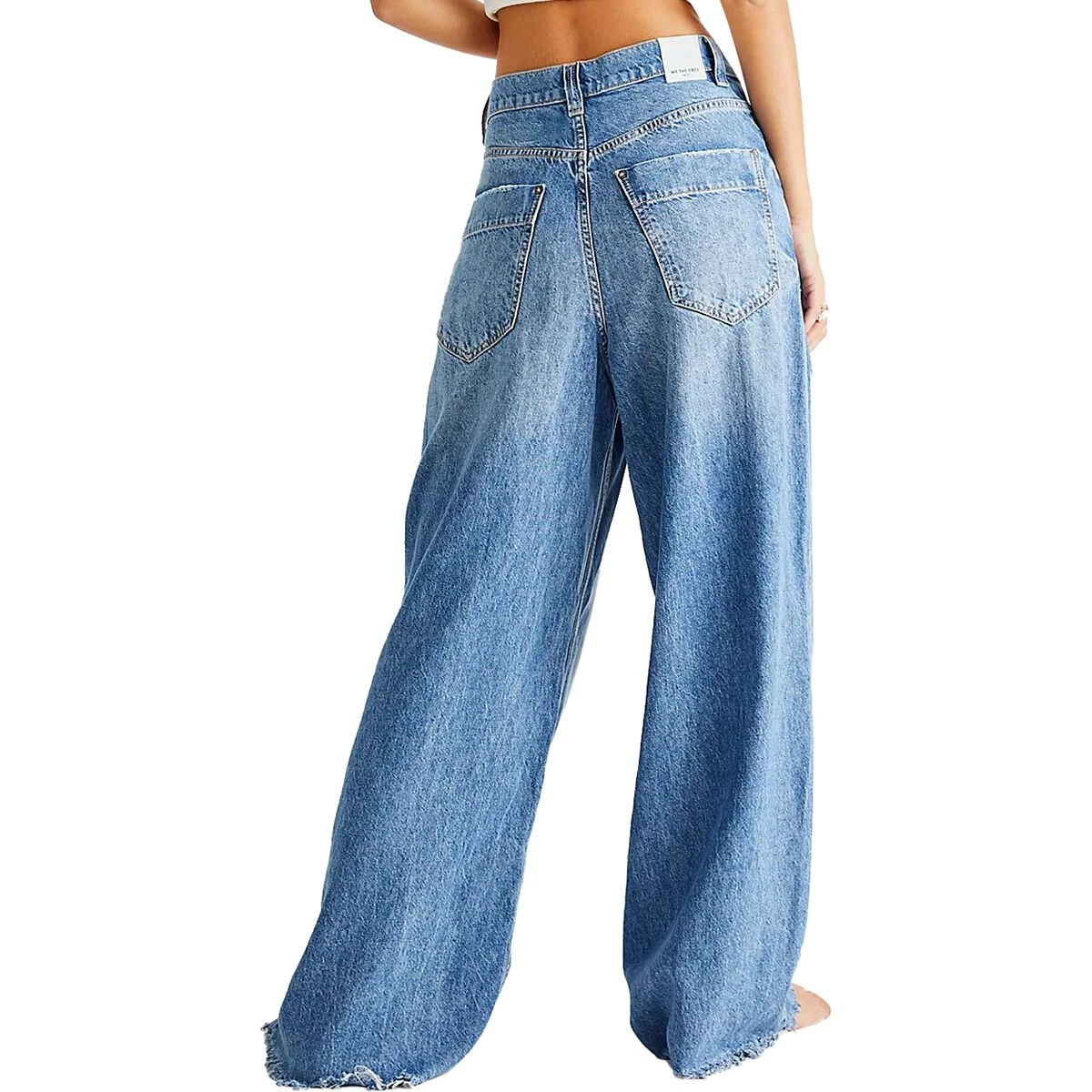 FREE PEOPLE Old West Slouchy Denim Pant - Women's 2 FREE PEOPLE Old West Slouchy Denim Pant - Women's - Image 2