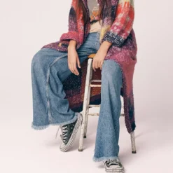 FREE PEOPLE Old West Slouchy Denim Pant - Women's