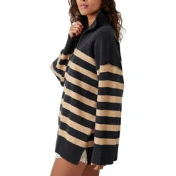 FREE PEOPLE Coastal Stripe Pullover - Women's -The North Face || Patagonia || Mountain Hardwear Shop CARCAMCOM D5