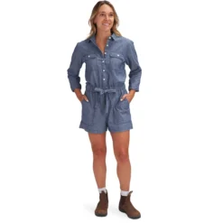Benson Chambray Jumpsuit - Women's -The North Face || Patagonia || Mountain Hardwear Shop CHA 1