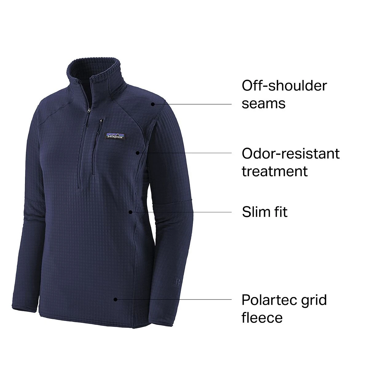 Patagonia R1 Fleece Pullover - Women's 2 Patagonia R1 Fleece Pullover - Women's - Image 2