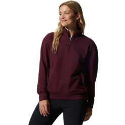 Mountain Hardwear Logo 1/4-Zip Sweatshirt - Women's -The North Face || Patagonia || Mountain Hardwear Shop COCRED D2 2