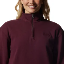 Mountain Hardwear Logo 1/4-Zip Sweatshirt - Women's -The North Face || Patagonia || Mountain Hardwear Shop COCRED D3 2