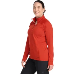 Outdoor Research Vigor Quarter Zip Jacket - Women's -The North Face || Patagonia || Mountain Hardwear Shop CRA D3