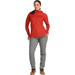 Outdoor Research Vigor Full Zip Hooded Jacket - Women's -The North Face || Patagonia || Mountain Hardwear Shop CRA D5 2