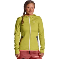 Ortovox Fleece Hooded Jacket - Women's -The North Face || Patagonia || Mountain Hardwear Shop DIRDAI
