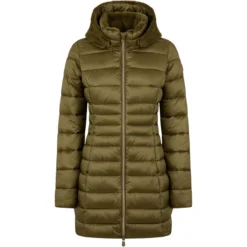 SAVE THE DUCK Maylin Long Faux Fur Hood Puffer Jacket - Women's