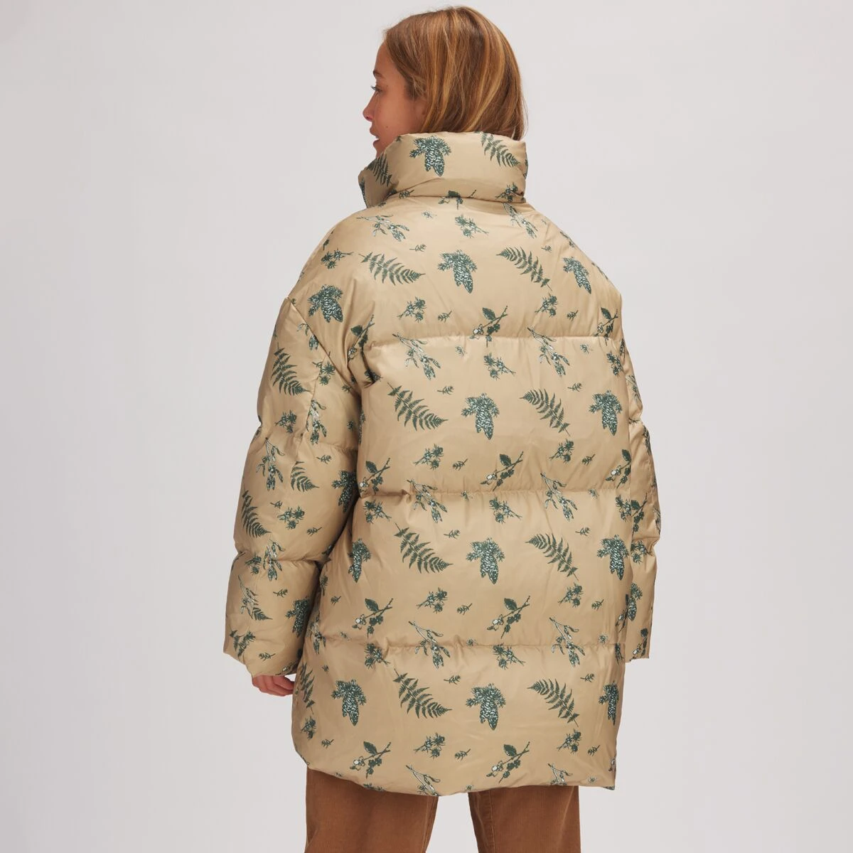 High Neck Down Puffer Printed Jacket - Women's 5 High Neck Down Puffer Printed Jacket - Women's - Image 5