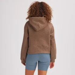 GOAT Fleece 1/2-Zip Pullover Hoodie - Women's -The North Face || Patagonia || Mountain Hardwear Shop FOS D1