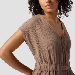 Sleeveless Cotton Gauze Jumpsuit - Women's -The North Face || Patagonia || Mountain Hardwear Shop FOS D12