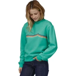 Patagonia Ridge Rise Stripe Uprisal Crew Sweatshirt - Women's