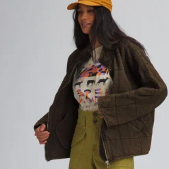 FREE PEOPLE Dolman Quilted Knit Jacket - Women's 9 FREE PEOPLE Dolman Quilted Knit Jacket - Women's -The North Face || Patagonia || Mountain Hardwear Shop GRE D8