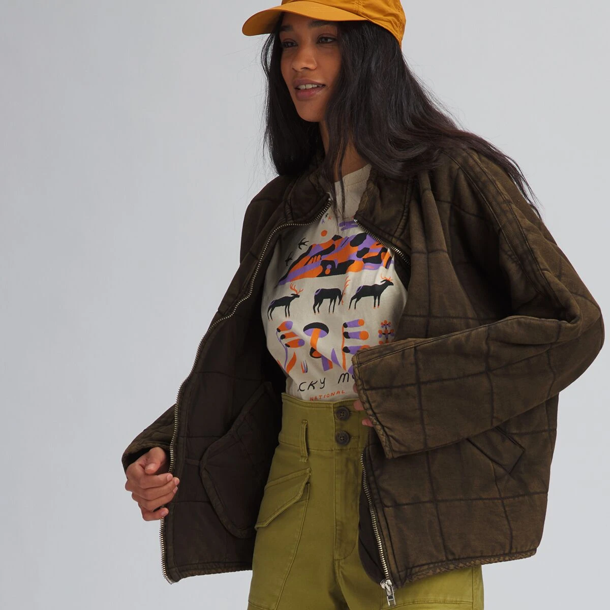 FREE PEOPLE Dolman Quilted Knit Jacket - Women's 5 FREE PEOPLE Dolman Quilted Knit Jacket - Women's - Image 5