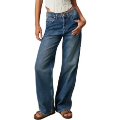 FREE PEOPLE Tinsley Baggy High Rise Pant - Women's -The North Face || Patagonia || Mountain Hardwear Shop HAZBLU