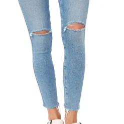 FREE PEOPLE Raw High Rise Jegging - Women's -The North Face || Patagonia || Mountain Hardwear Shop LIGBLU D6 2