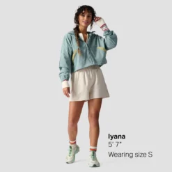 Cropped Full Zip Hooded Jacket - Women's -The North Face || Patagonia || Mountain Hardwear Shop LIGBLU D8 1