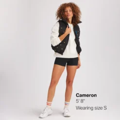 Puffer Down Vest + Embroidery - Women's -The North Face || Patagonia || Mountain Hardwear Shop MEEMBEINGO D4