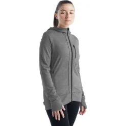 Icebreaker Quantum III Long-Sleeve Zip Hoodie - Women's -The North Face || Patagonia || Mountain Hardwear Shop METHEABLA