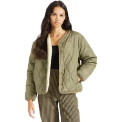 Brixton Sherpa Reversible Padded Jacket - Women's -The North Face || Patagonia || Mountain Hardwear Shop MILOLI D3