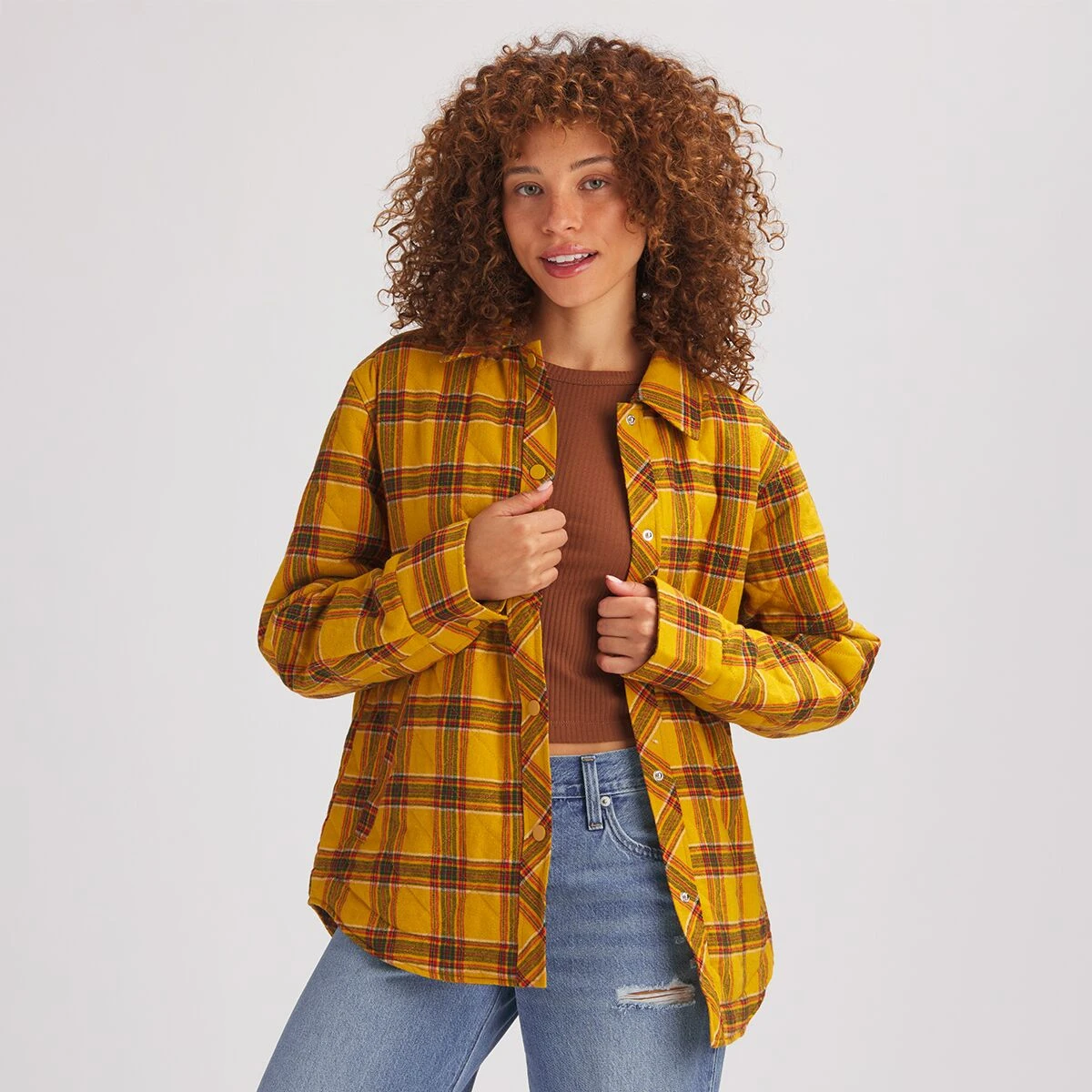 Stoic Quilted Boyfriend Plaid Shirt Jacket - Women's 4 Stoic Quilted Boyfriend Plaid Shirt Jacket - Women's - Image 4