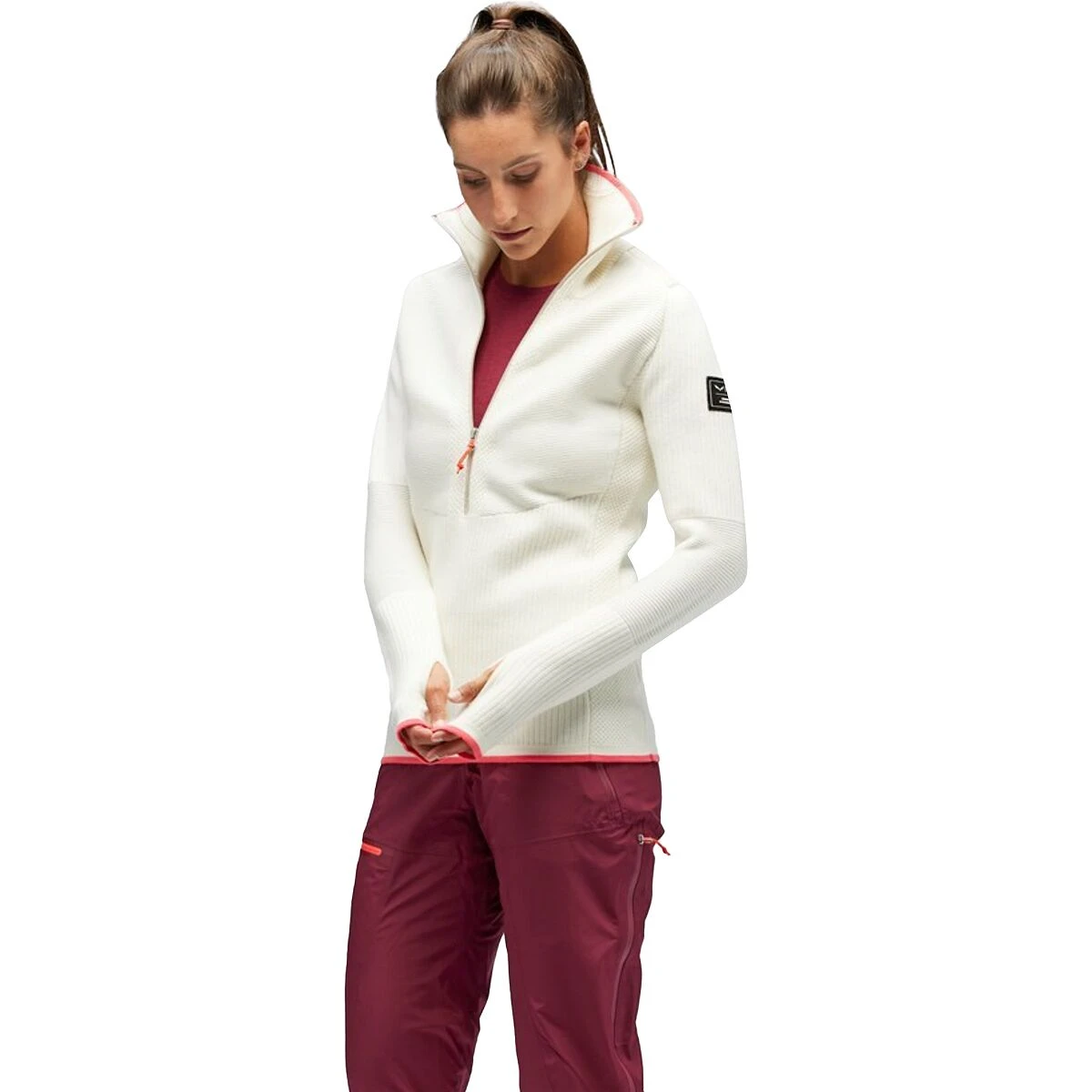SALEWA Sella Alpine Merino Pullover - Women's 2 SALEWA Sella Alpine Merino Pullover - Women's - Image 2