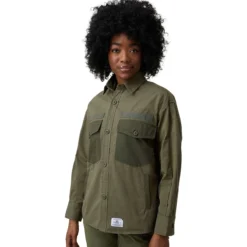 Alpha Industries Shirt Jacket - Women's -The North Face || Patagonia || Mountain Hardwear Shop OG107GRE 2