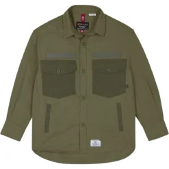 Alpha Industries Shirt Jacket - Women's -The North Face || Patagonia || Mountain Hardwear Shop OG107GRE D2 1