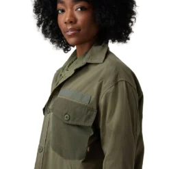 Alpha Industries Shirt Jacket - Women's -The North Face || Patagonia || Mountain Hardwear Shop OG107GRE D3 1