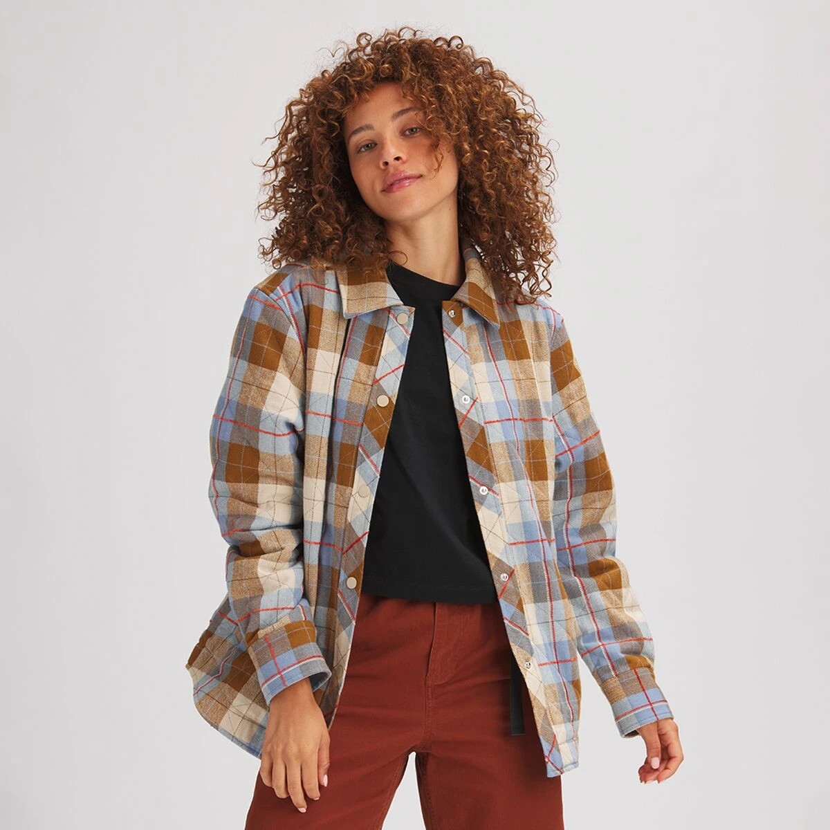 Stoic Quilted Boyfriend Plaid Shirt Jacket - Women's 6 Stoic Quilted Boyfriend Plaid Shirt Jacket - Women's - Image 6