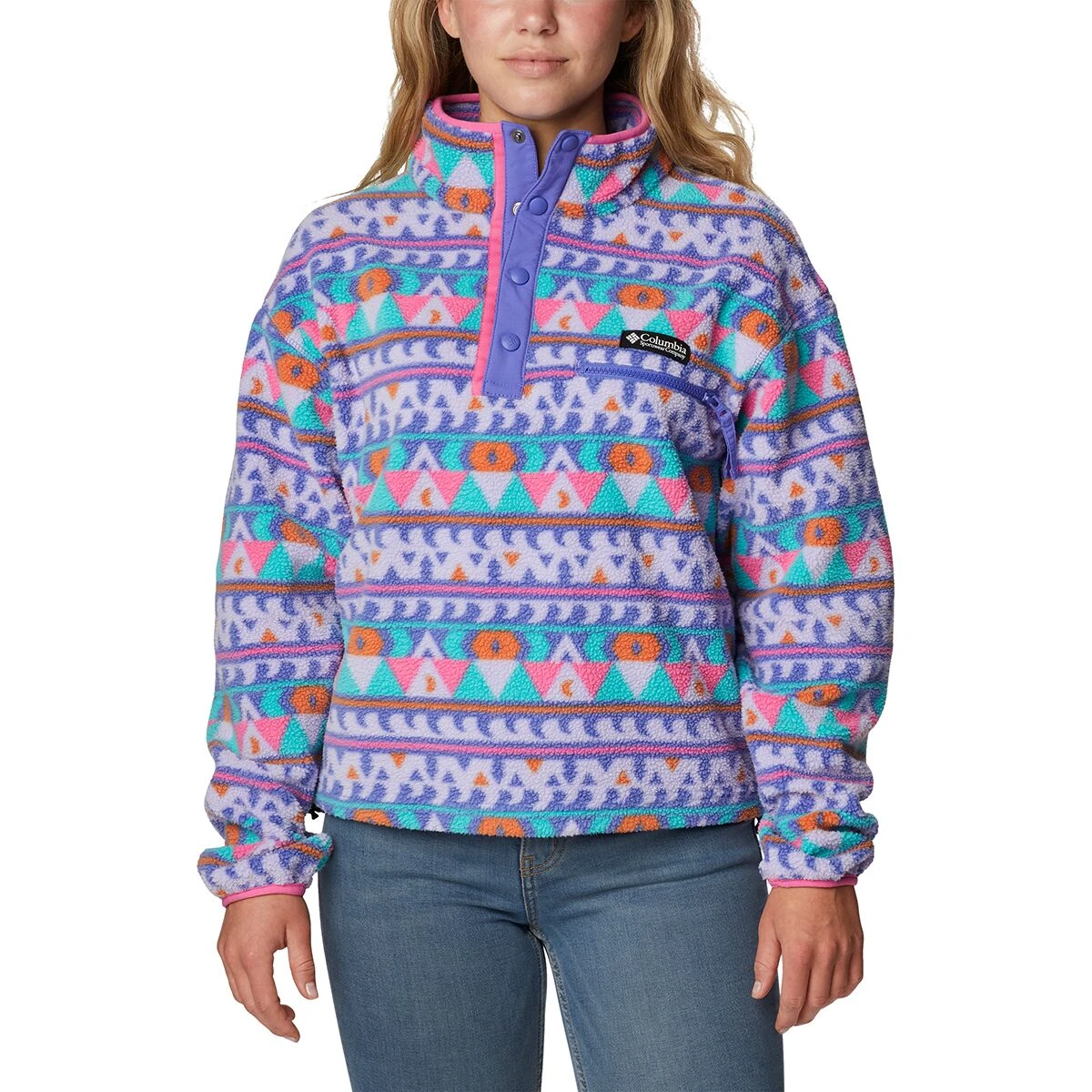Columbia Helvetia Cropped Half Snap Pullover - Women's 3 Columbia Helvetia Cropped Half Snap Pullover - Women's - Image 3