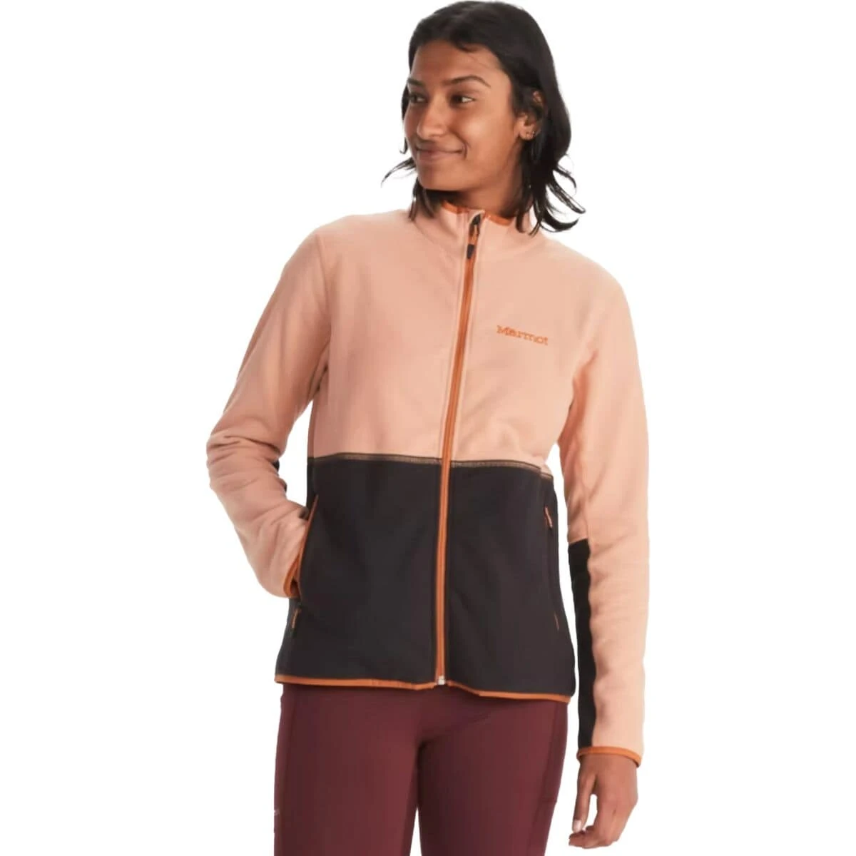 Marmot Rocklin Full Zip Fleece Jacket - Women's 2 Marmot Rocklin Full Zip Fleece Jacket - Women's - Image 2