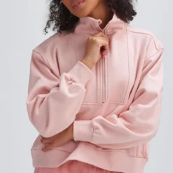 French Terry 1/2-Zip Pullover - Past Season - Women's -The North Face || Patagonia || Mountain Hardwear Shop ROSSMO D2