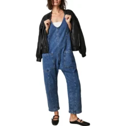 FREE PEOPLE High Roller Jumpsuit - Women's -The North Face || Patagonia || Mountain Hardwear Shop SAPBLU D6 1