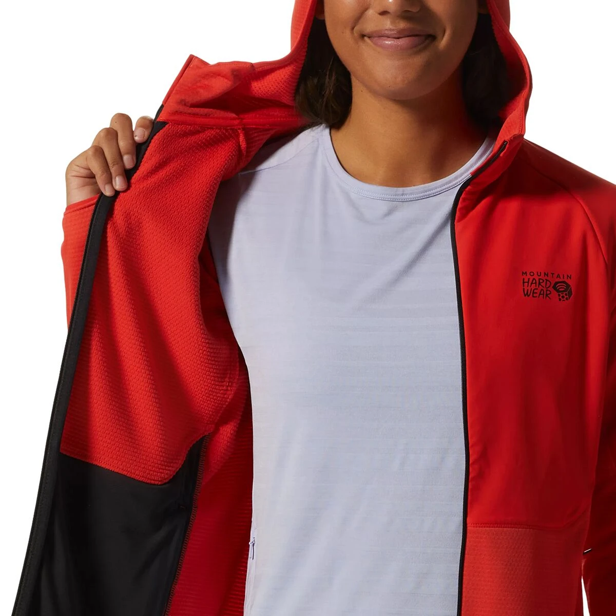 Mountain Hardwear Stratus Range Full-Zip Hooded Jacket - Women's 2 Mountain Hardwear Stratus Range Full-Zip Hooded Jacket - Women's - Image 2