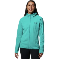 Mountain Hardwear Mountain Stretch Full-Zip Hooded Jacket - Women's -The North Face || Patagonia || Mountain Hardwear Shop SYNGRE