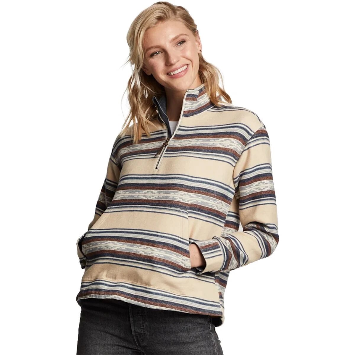 Pendleton Half-Zip Pullover Sweatshirt - Women's 2 Pendleton Half-Zip Pullover Sweatshirt - Women's - Image 2