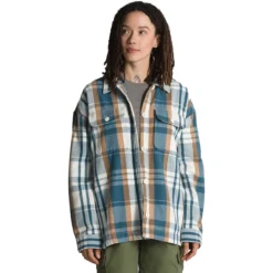 Vans Eliza Oversized Woven Shacket - Women's 9 Vans Eliza Oversized Woven Shacket - Women's -The North Face || Patagonia || Mountain Hardwear Shop VANTEA