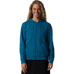 Mountain Hardwear MHW Logo Full-Zip Hooded Sweatshirt - Women's -The North Face || Patagonia || Mountain Hardwear Shop VINBLU 3